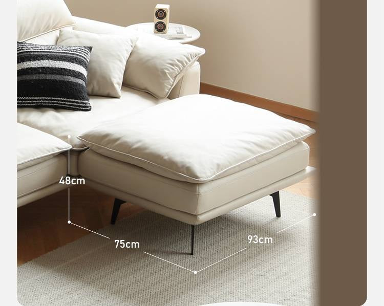 Fabric Soft Footstool Modern And Simple  Footrest-