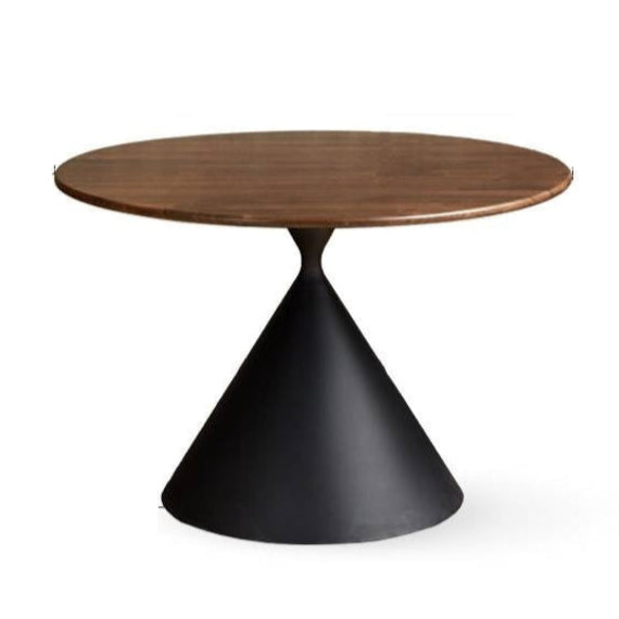 Black Walnut Solid Wood Light Luxury Style Dining Table