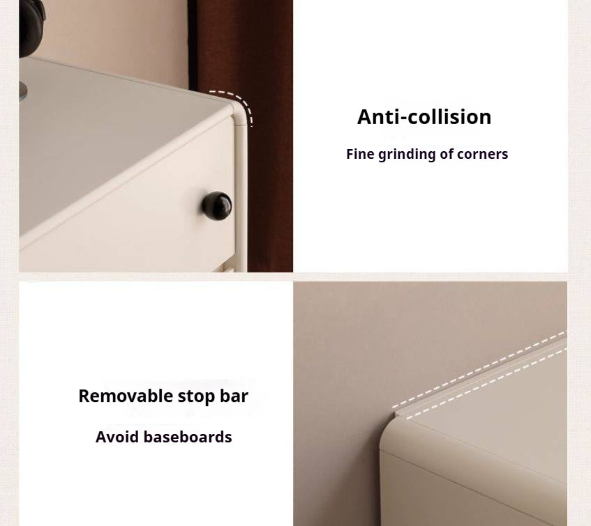 Solid Rubberwood Modern Drawer Chest