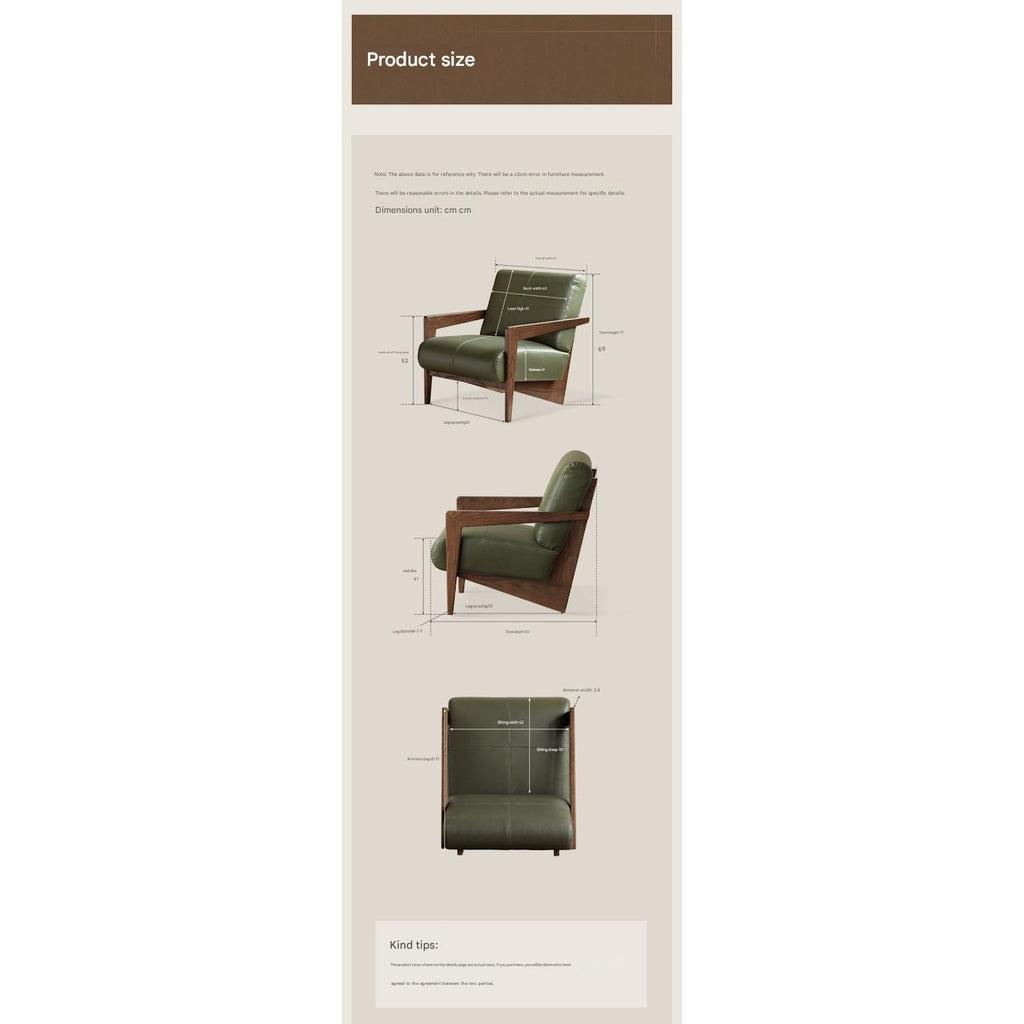 Oak Solid Wood Modern Chair