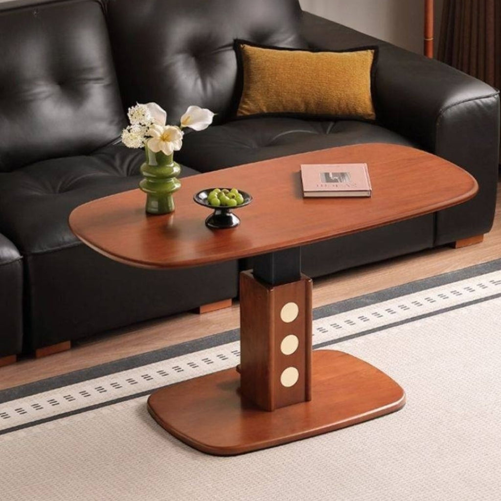 Poplar Solid Wood Ancient Style Elevating Tea Table