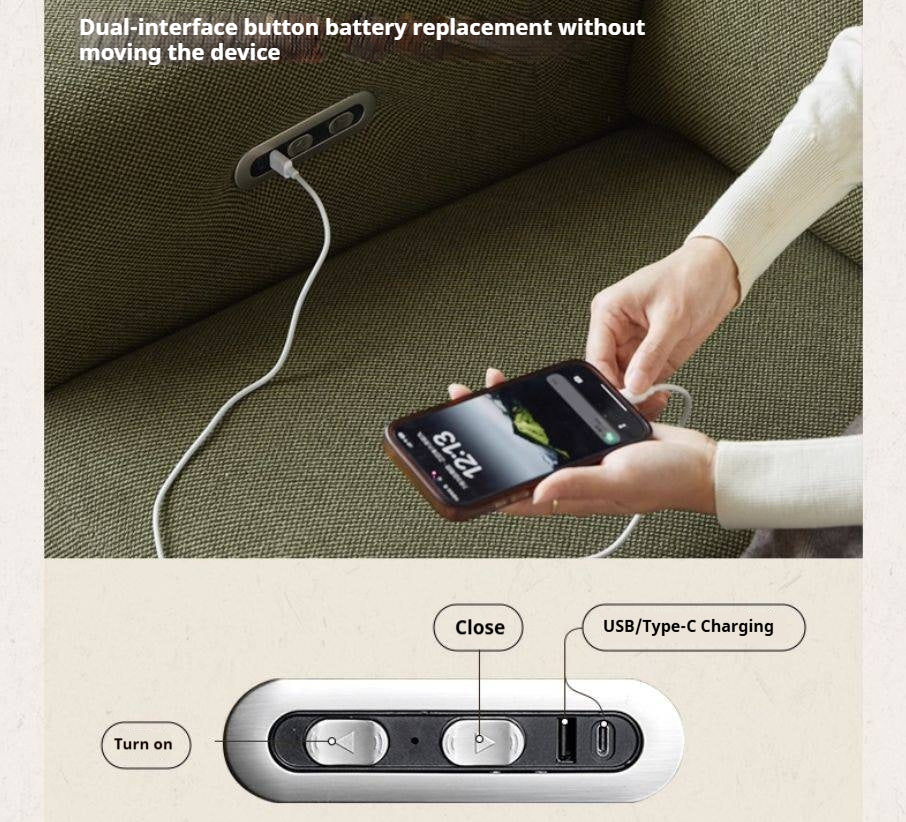 Fabric Electric-Retractable Sofa