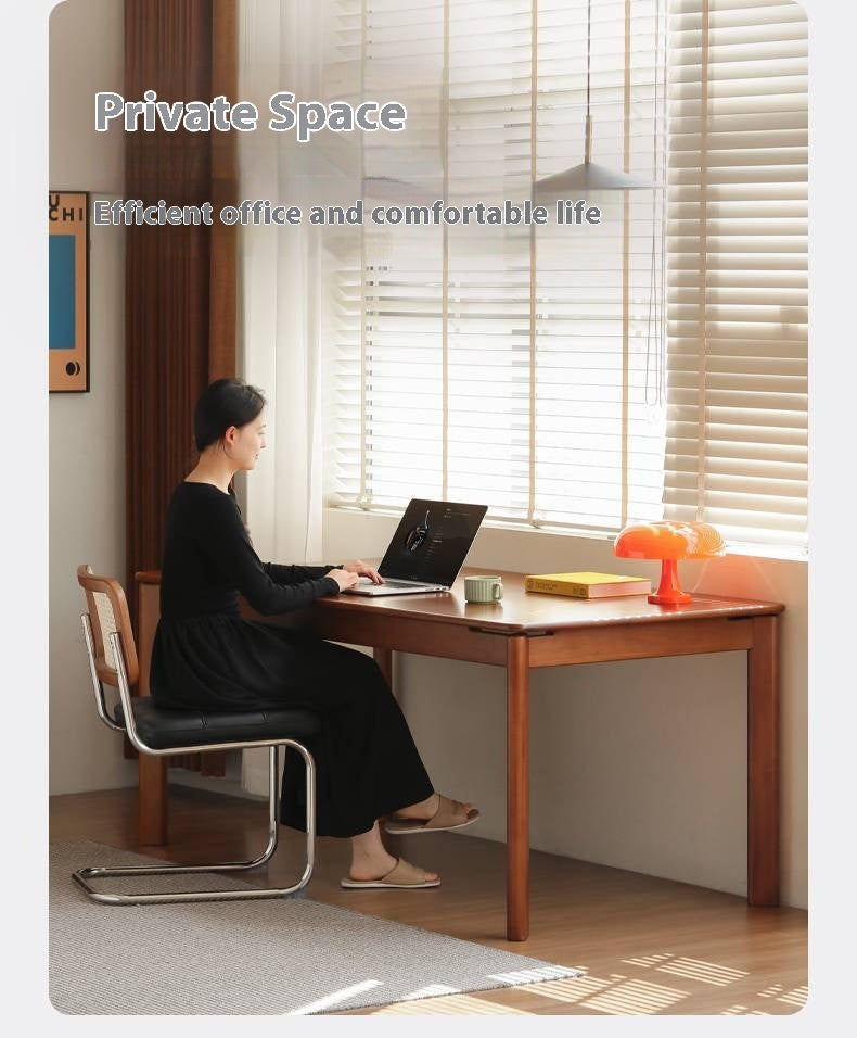 Poplar Solid Wood Antique Style Dining Table