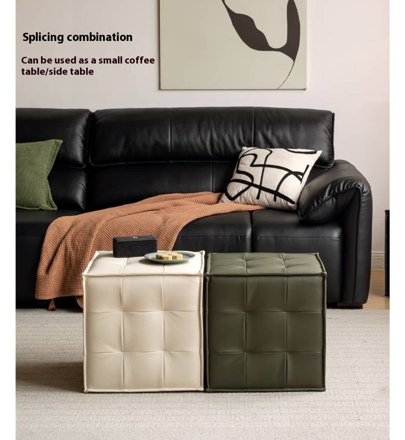 Leather Modern Simple Style Dressing Stool