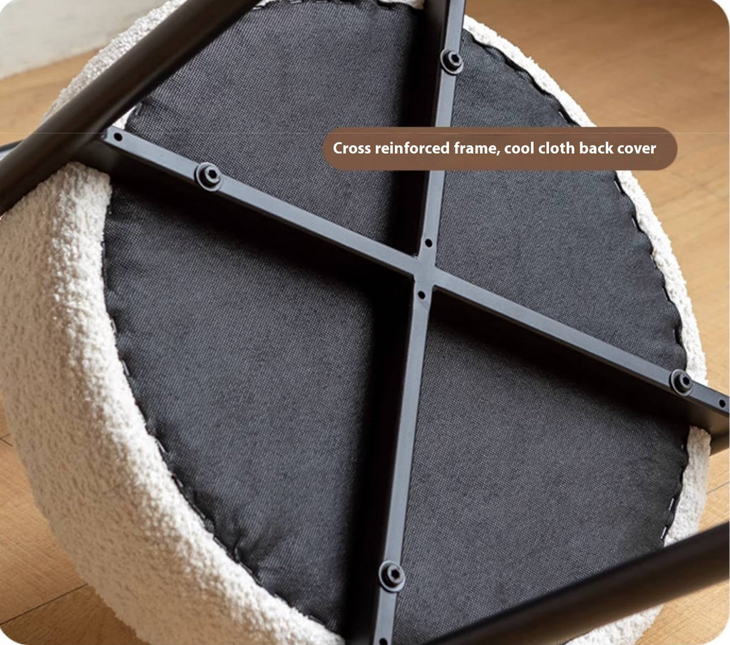 Fabric, Leather Bauhaus Style Chair