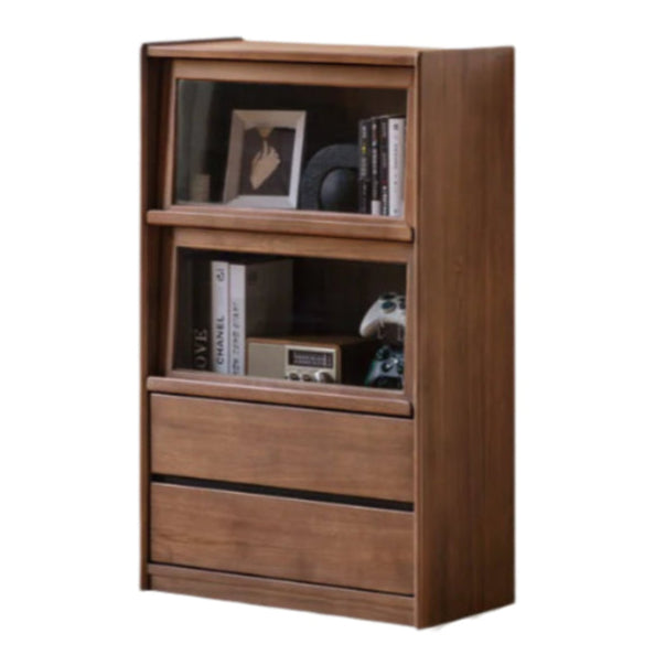 Black Walnut Solid Wood Modern Style Side Cabinet