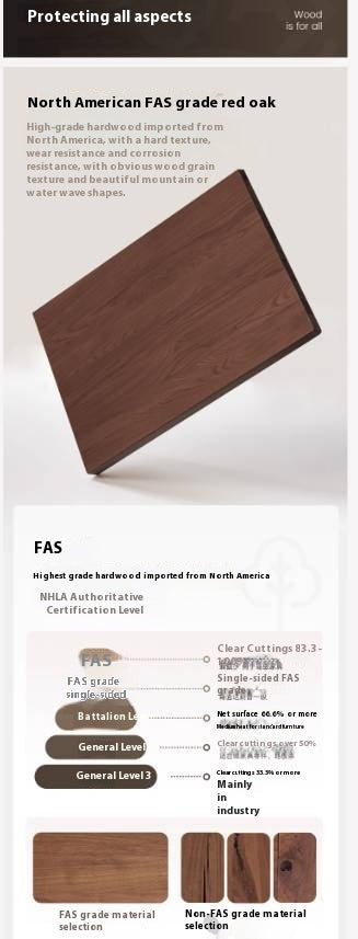 Oak Solid Wood Sideboard Cabinet