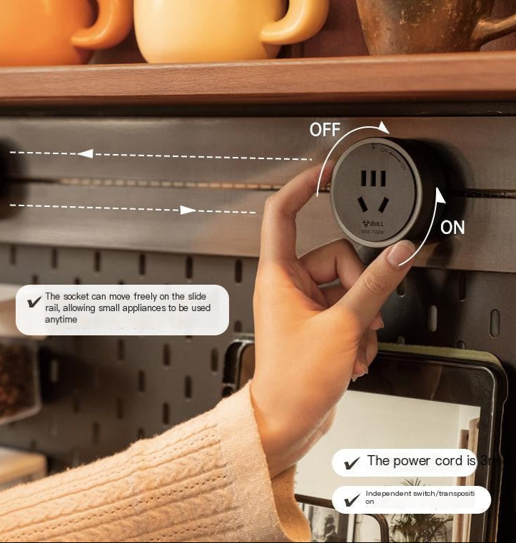 Black Walnut, Oak Solid Wood Light Luxury Style Rock Plate Storage Cabinet