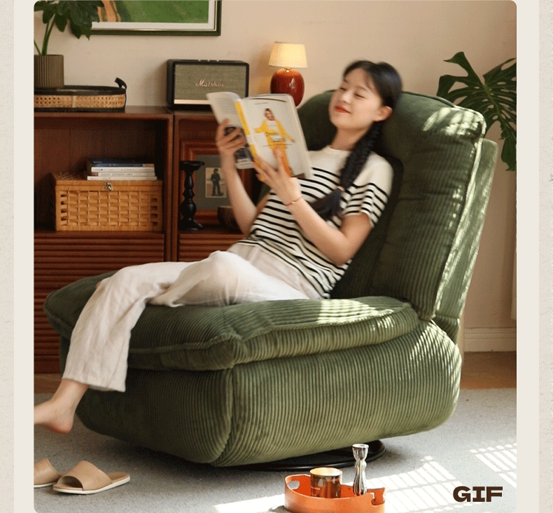 Fabric Dual Use Rocking Chair