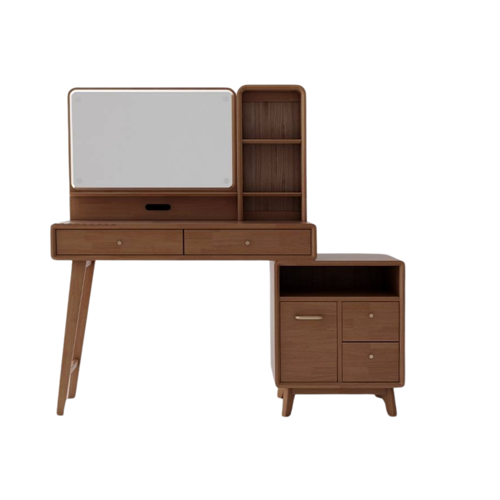 Oak solid wood Dressing Table Telescopic -USA