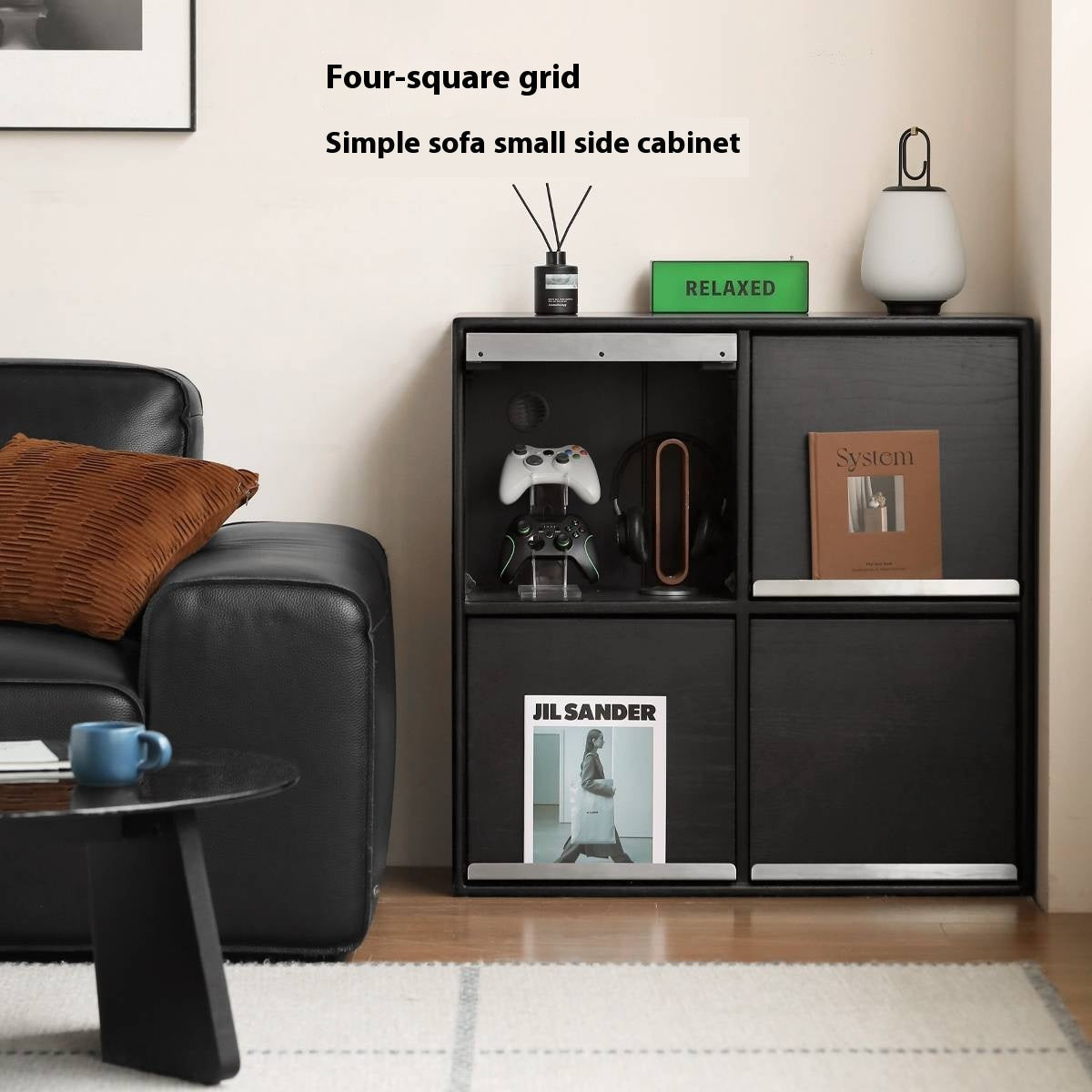 Oak Solid Wood Bauhaus Bookcase Module Combination