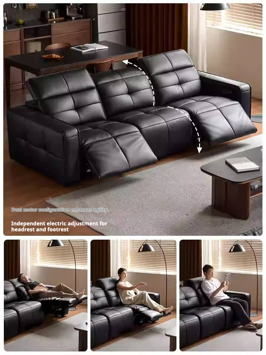 Leather Modern Style Electric Sofa