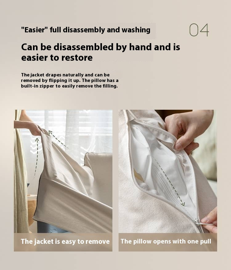 Fabric Wabi Sabi Style Washable Armchair