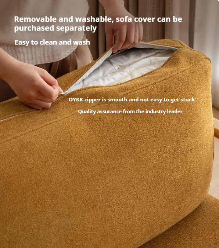 Beech Solid Wood Fabric Sofa Free Combination