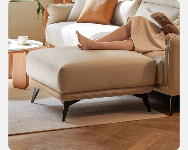 Fabric Soft Footstool Modern And Simple  Footrest-