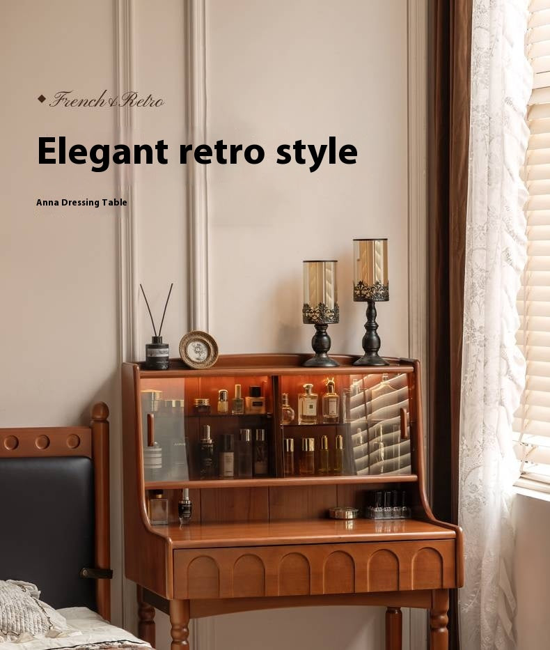 Poplar Solid Wood Multifunctional Makeup Table