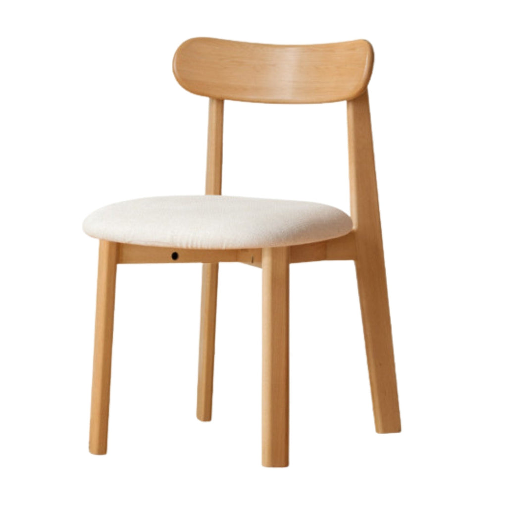 Beech, Oak Solid Wood Modern Dining Chairs