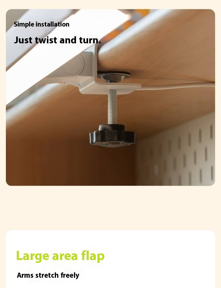 Beech Solid Wood Kids Learning Desk with Eye Protection Lamp