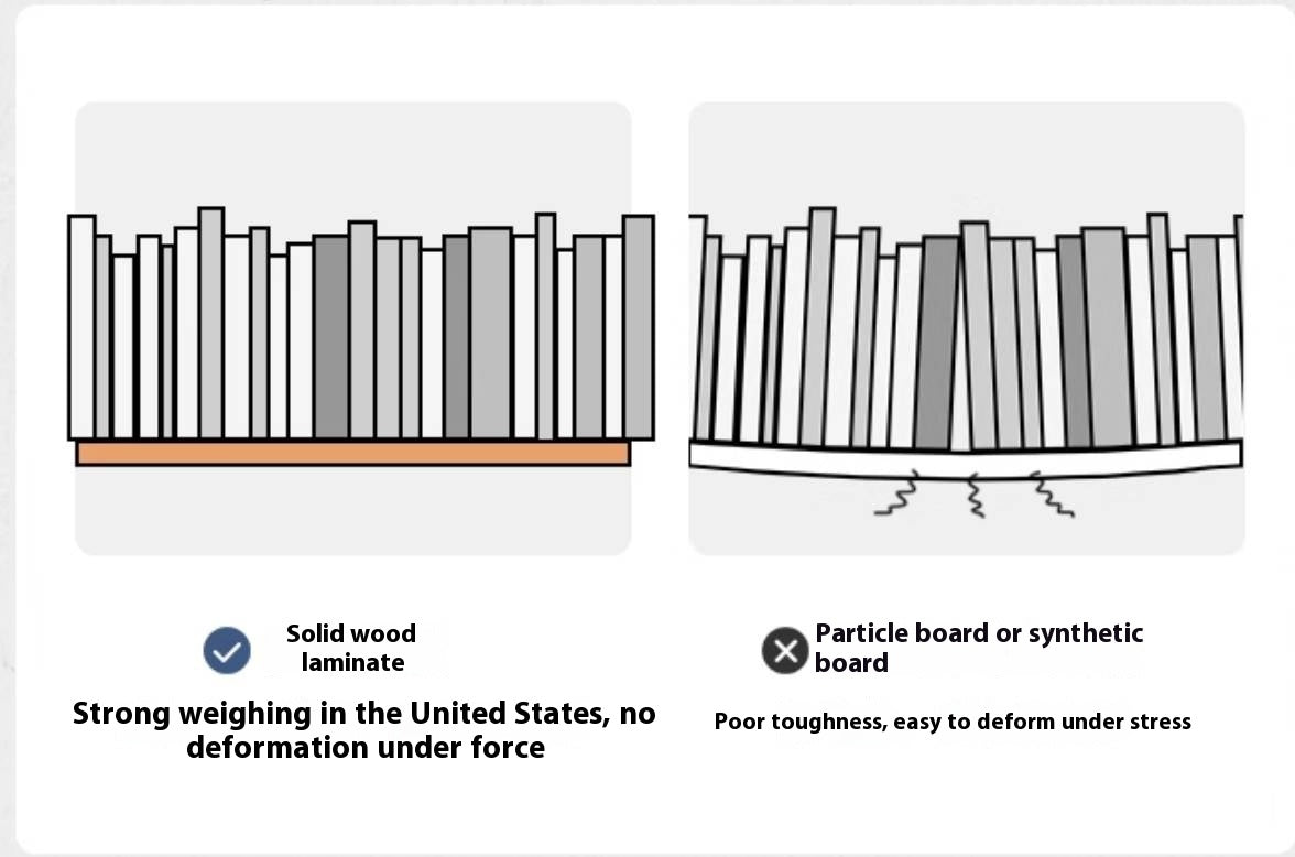 Oak Solid Wood Bauhaus Style Bookcase