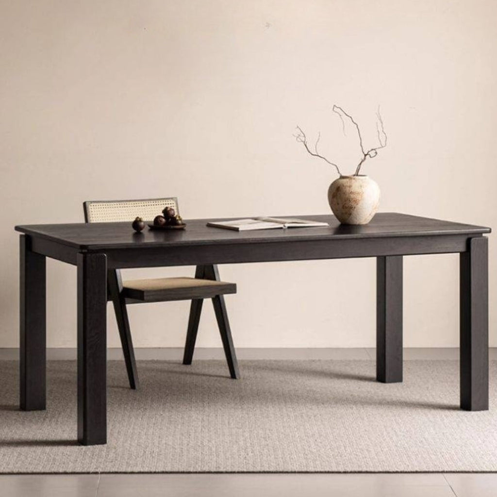 Oak, Ash Solid Wood Dining Table Modern and Simple