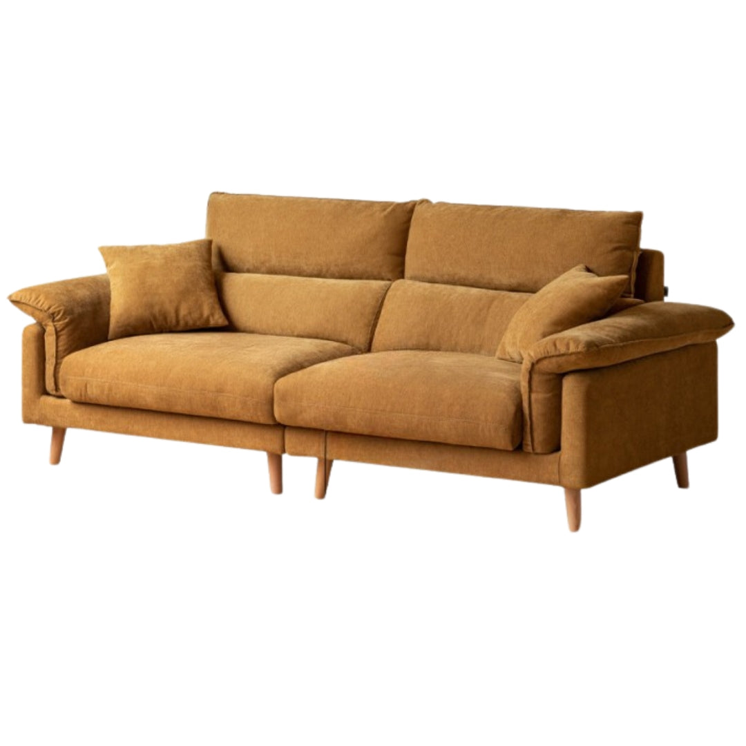 Fabric Sofa Simple High Backrest-