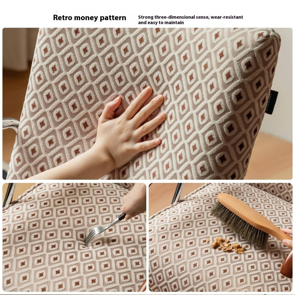 Beech Solid Wood Fabric Sofa Chair