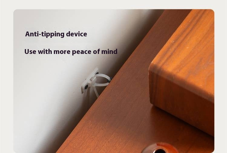 Poplar Solid Wood Bauhaus Style Side Cabinet