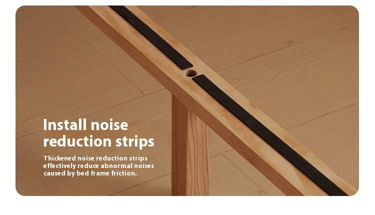 Oak Solid Wood Bed Modern Soft Leaning Bed