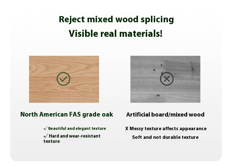 Oak Solid Wood Bed Modern Soft Leaning Bed