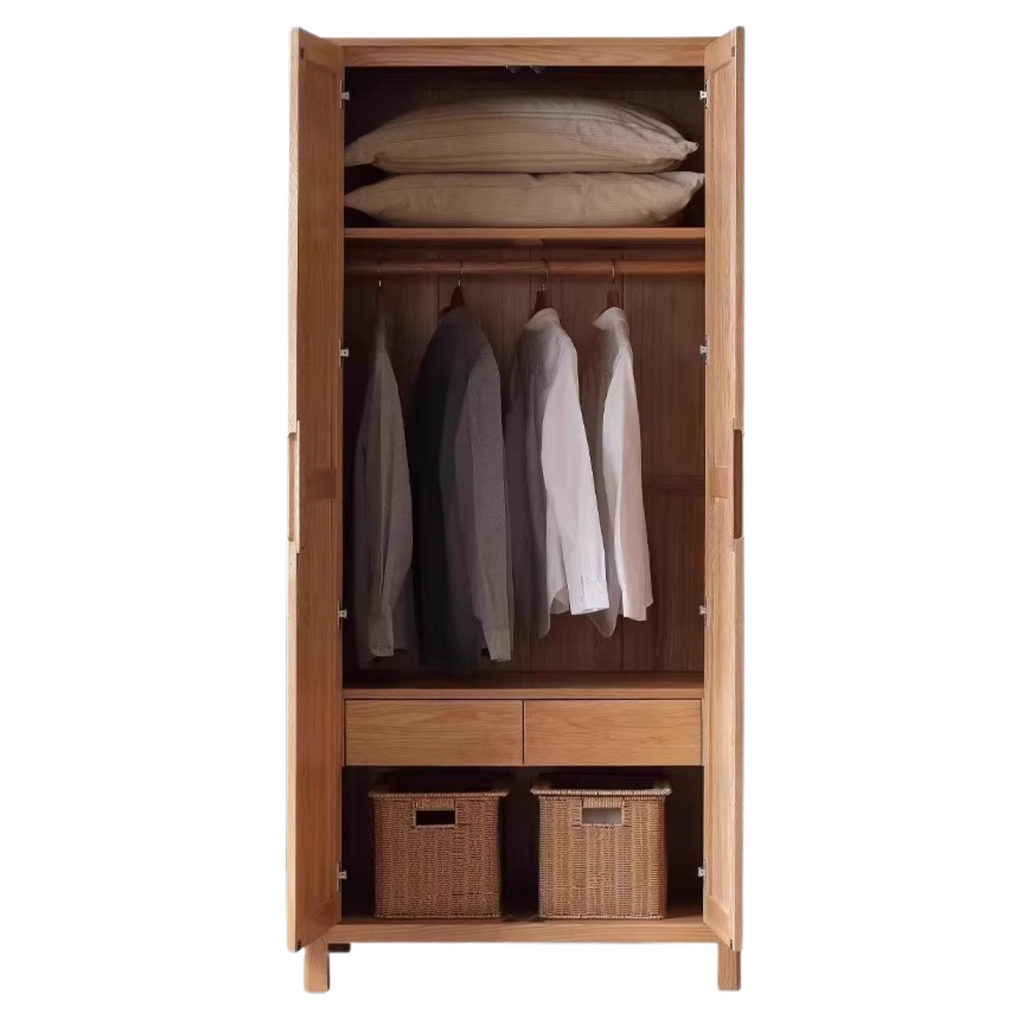 Oak solid wood Wardrobe-USA.