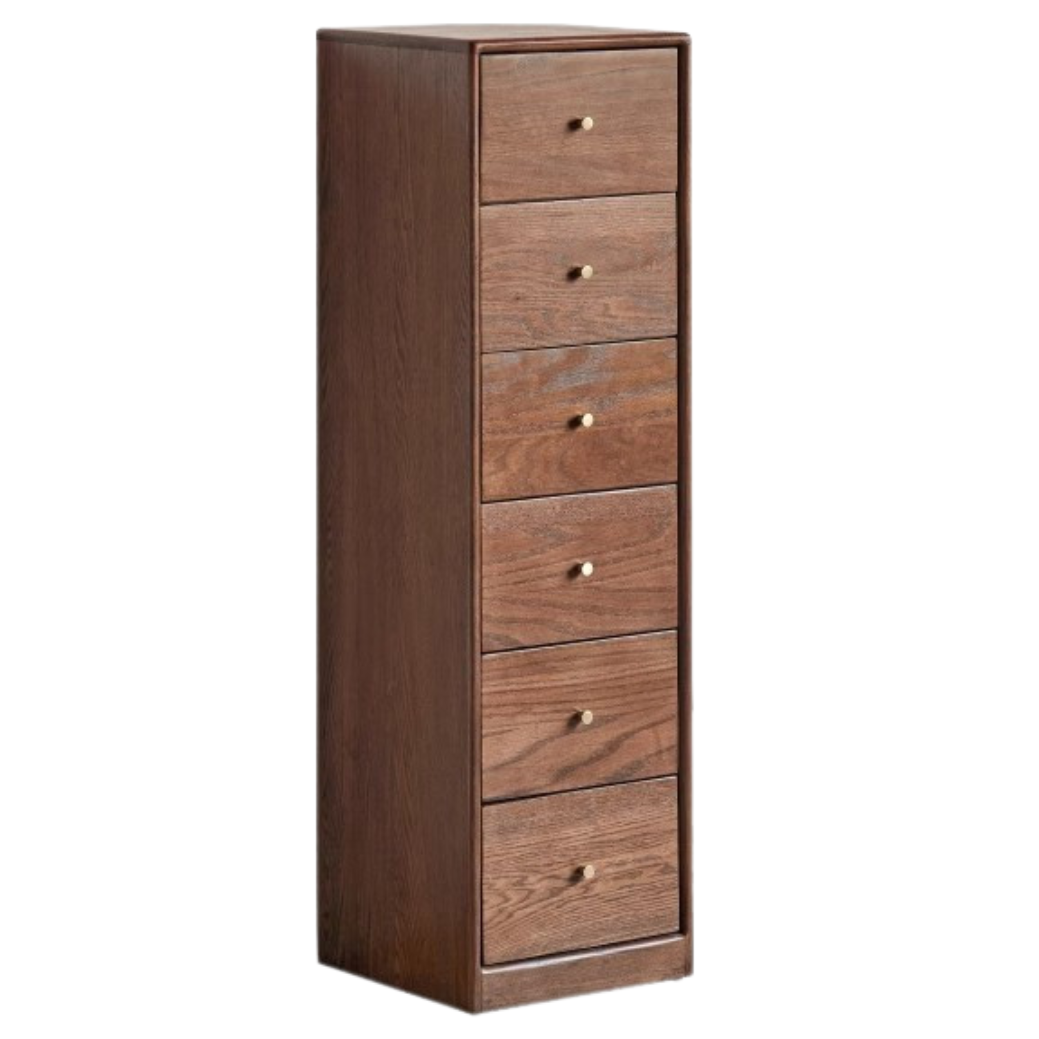 Oak Solid Wood Side Cabinet, Multi-Functional Storage-USA