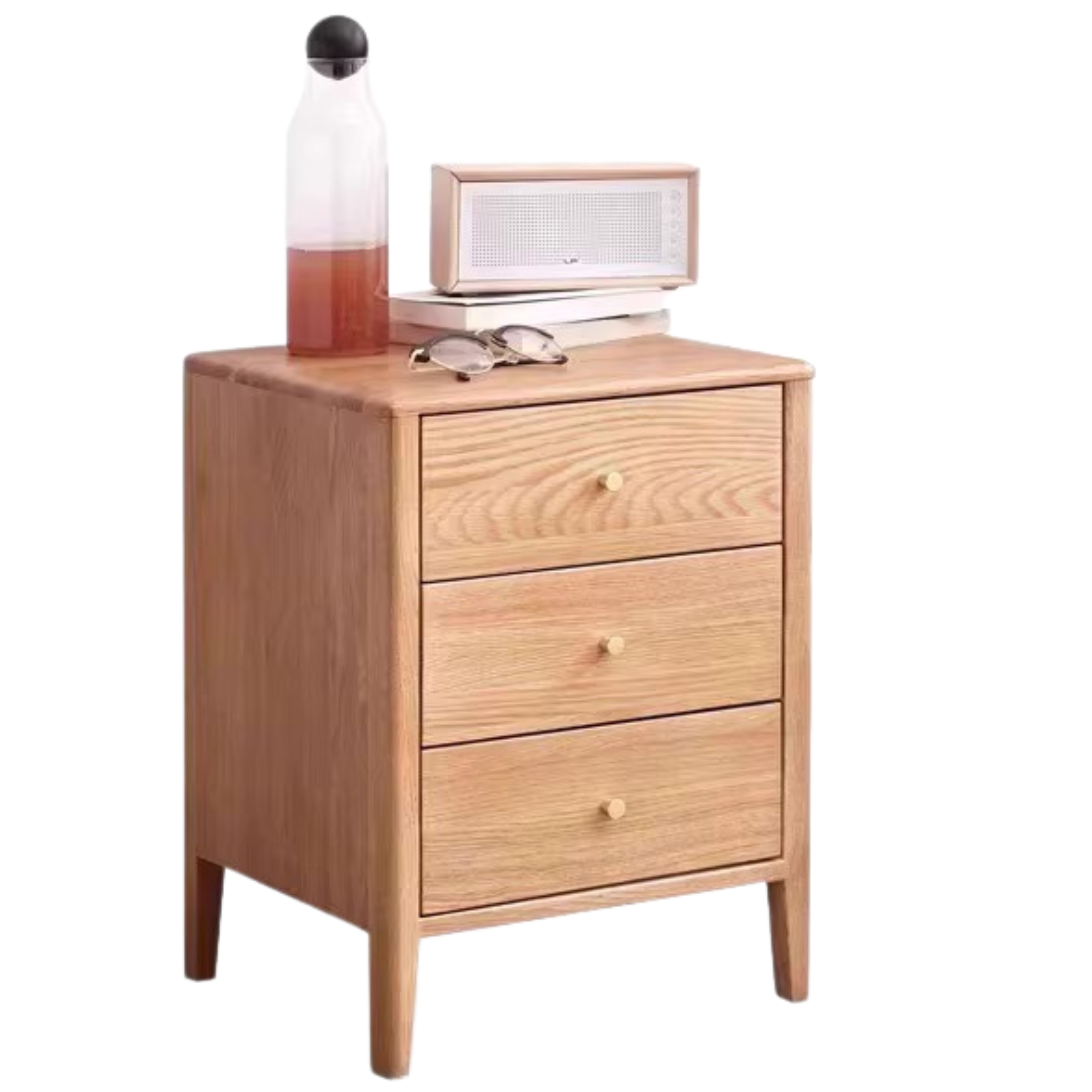 Oak Solid Wood Nightstand