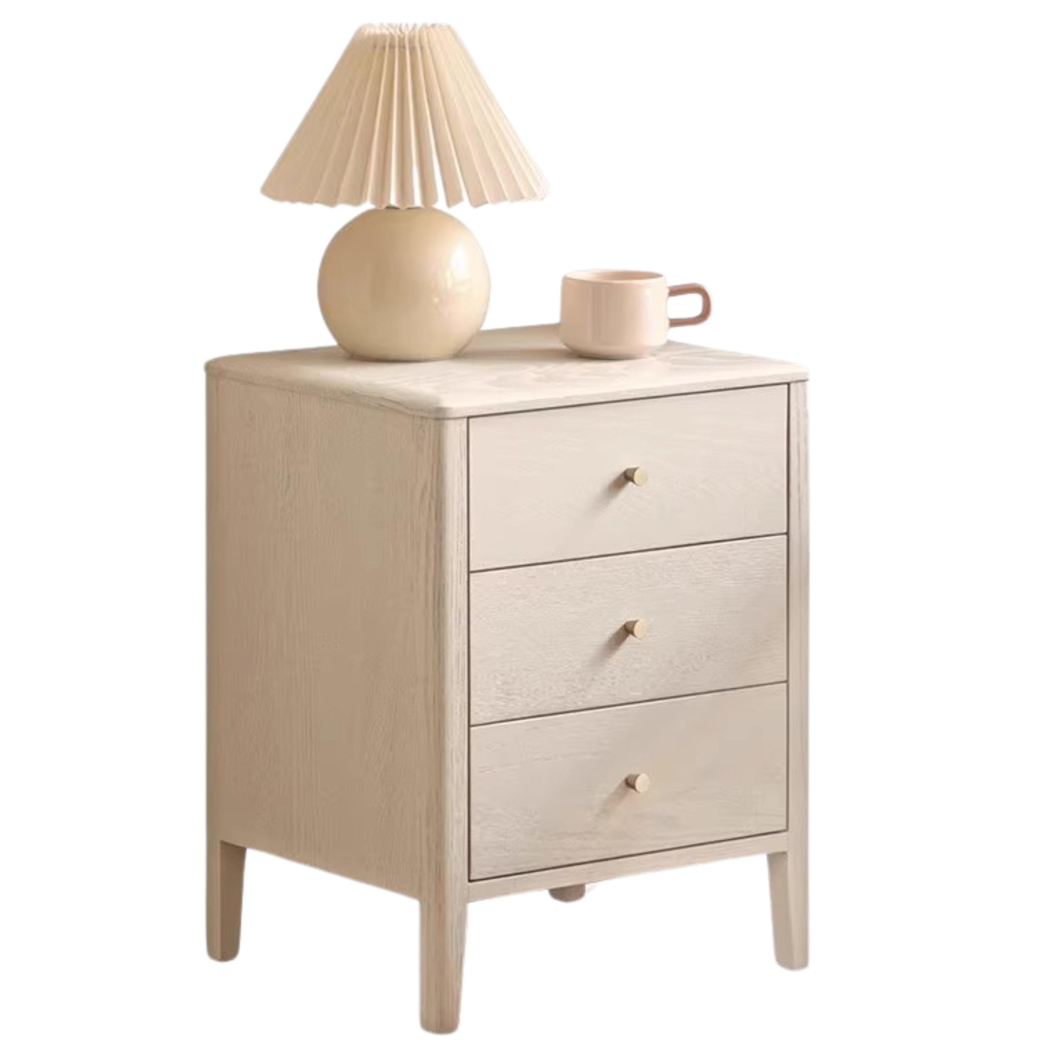 Oak Solid Wood Nightstand