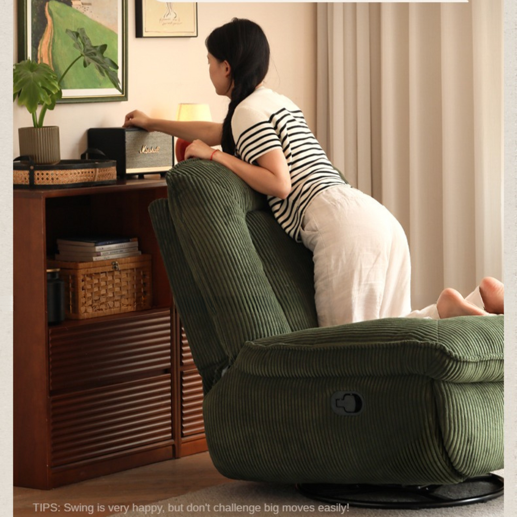 Fabric Dual Use Rocking Chair