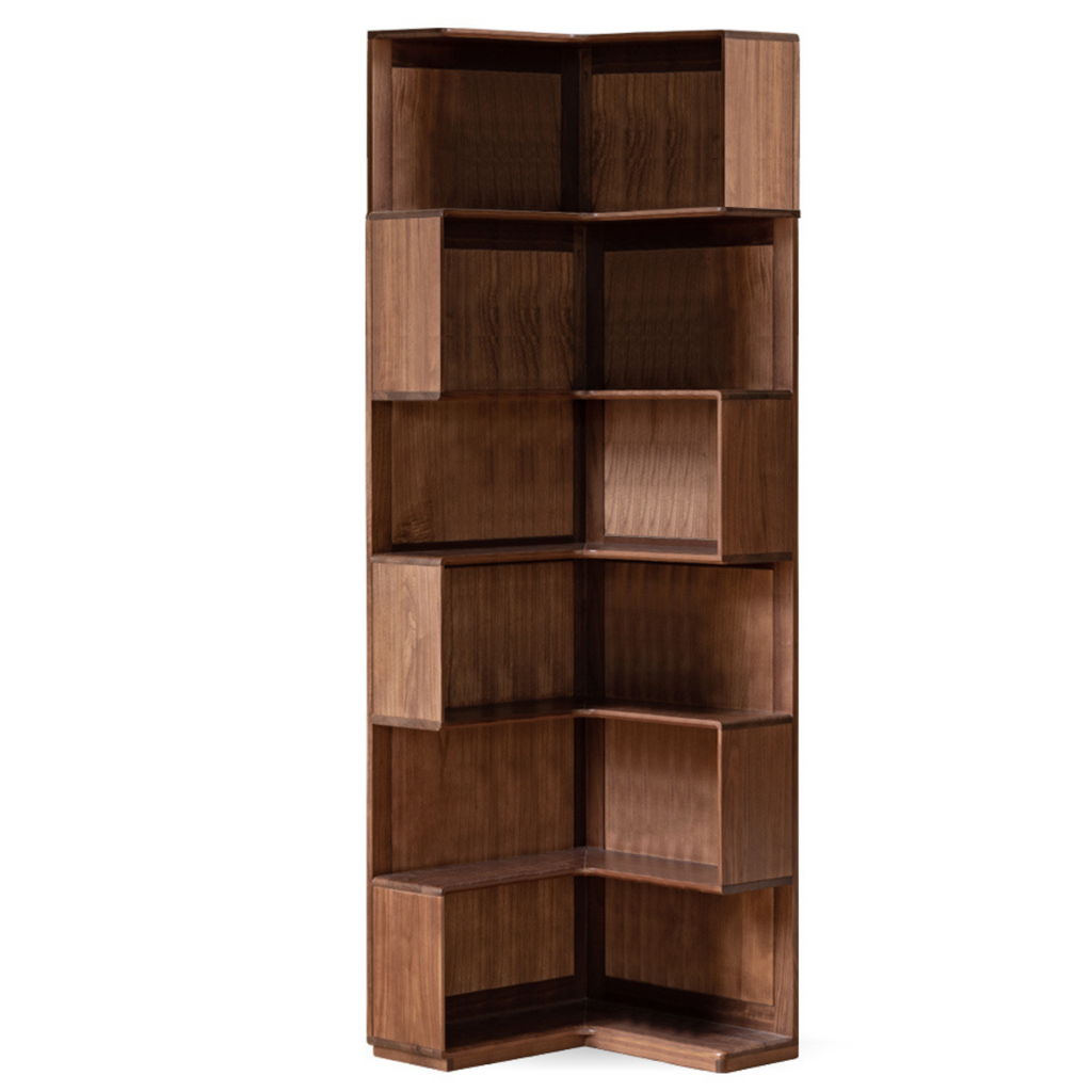 Black Walnut Solid Wood Bookshelf -USA