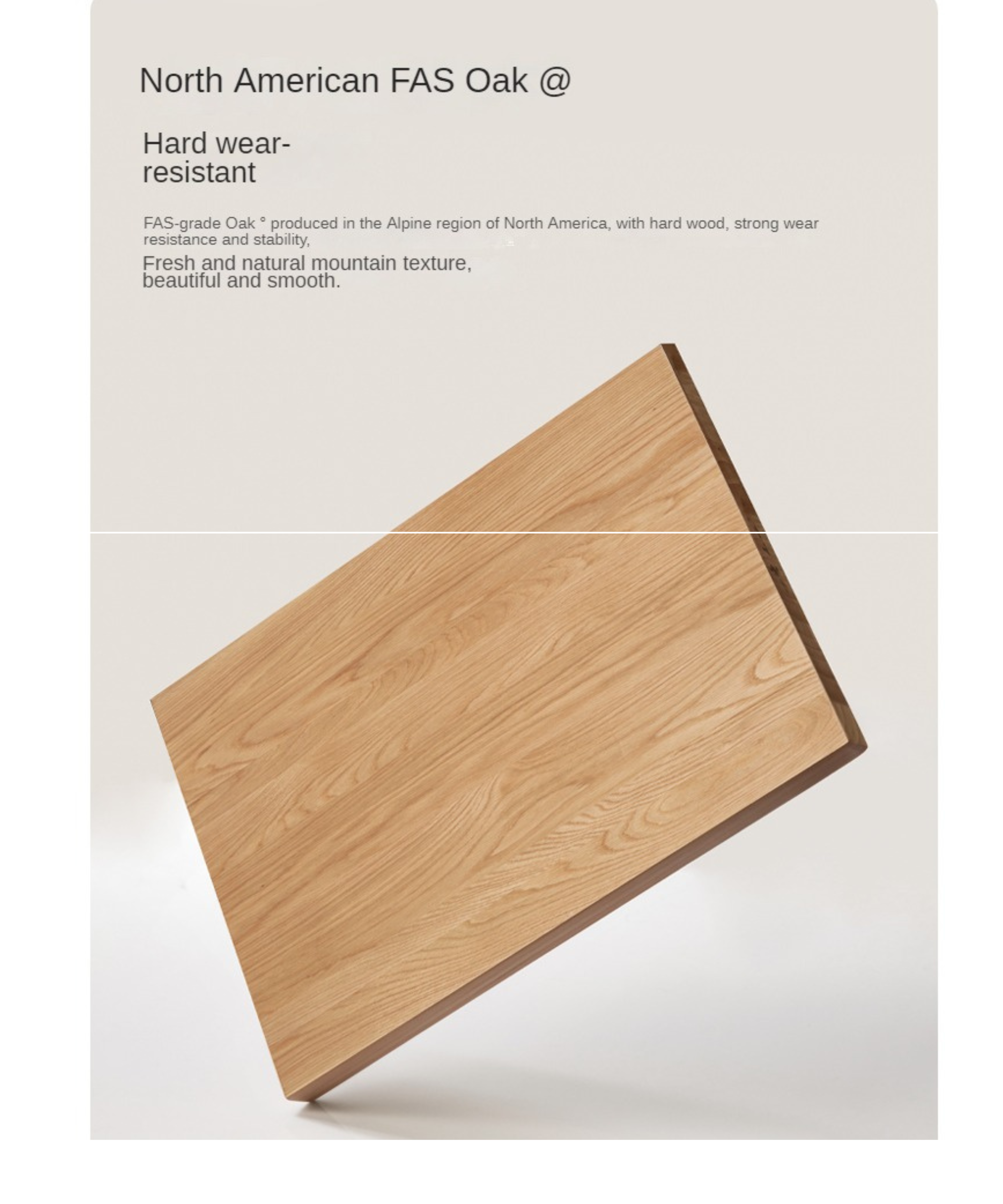 Oak Solid Wood Office Desk Combination