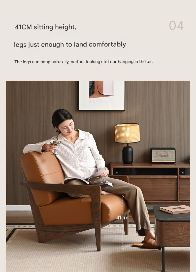 Oak Solid Wood Modern Chair