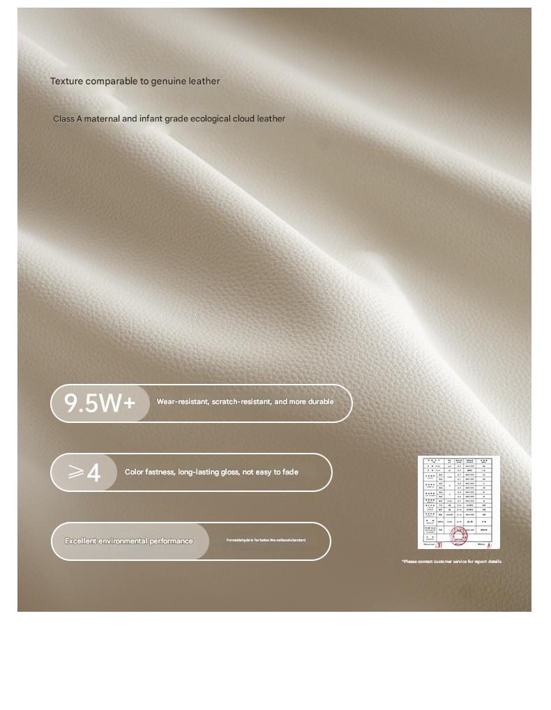 Beech Solid Wood Modern Simple Soft Leaning Platform Bed