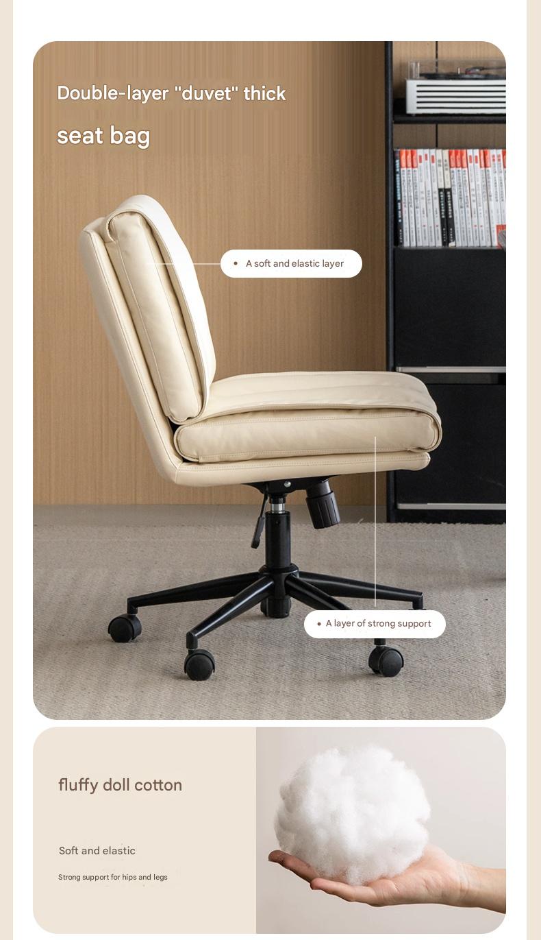 Organic Leather Computer Chair