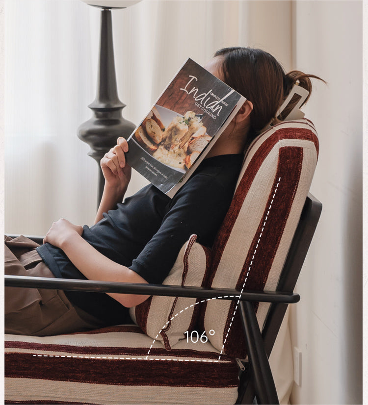 Oak Solid Wood French Retro Single Chair