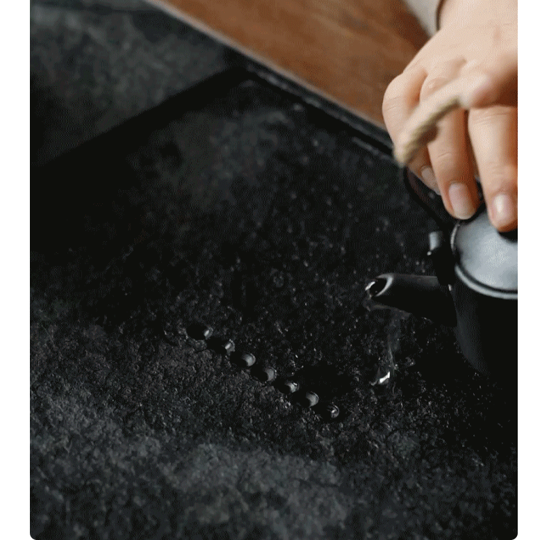 Oak, Black Walnut Solid Wood Telescopic Tea Table