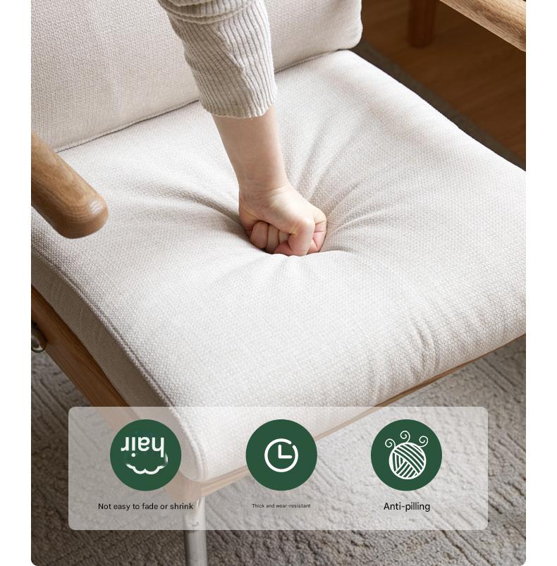 Oak Solid Wood Modern Minimalist Soft Office Chair