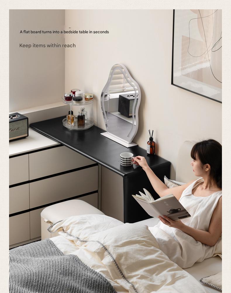 Solid Rubberwood Rotating Modern Dressing Table.