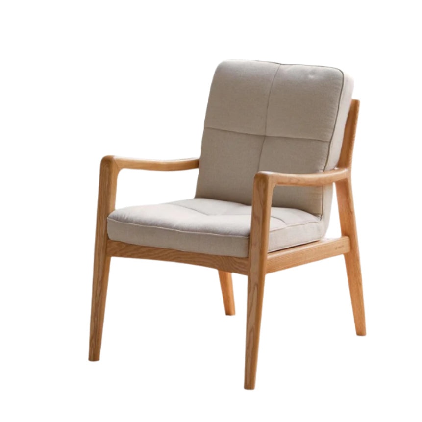 Oak Solid Wood Modern Style Chair