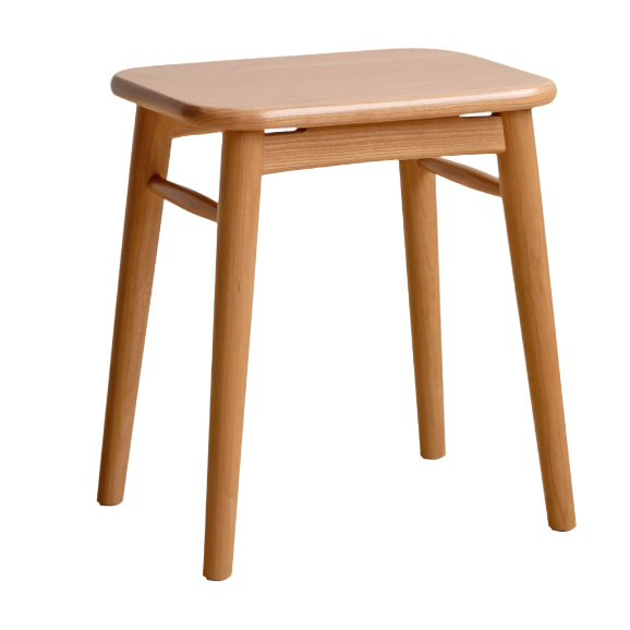 Black Walnut, Oak, Cherry, Rubberwood, Sandalwood Solid Wood Dressing Stool