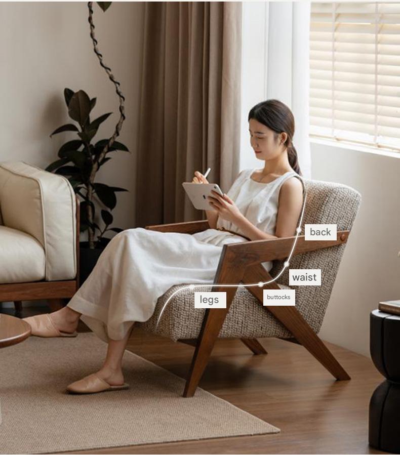 Oak Solid Wood Middle Ages Chair