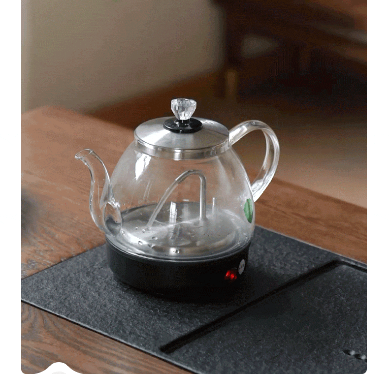 Oak, Black Walnut Solid Wood Telescopic Tea Table