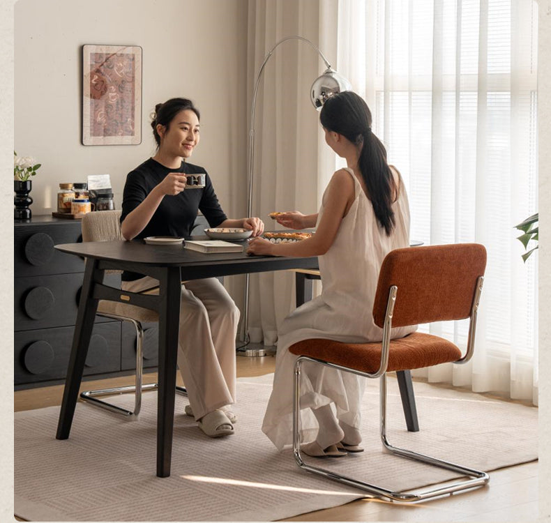 Iron Suspended Dining Soft Dining Chair