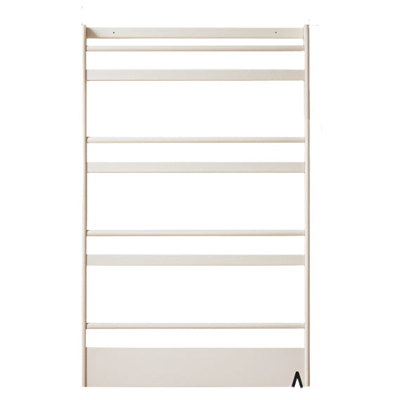 Rubberwood Solid Wood Cream Style Bookshelf
