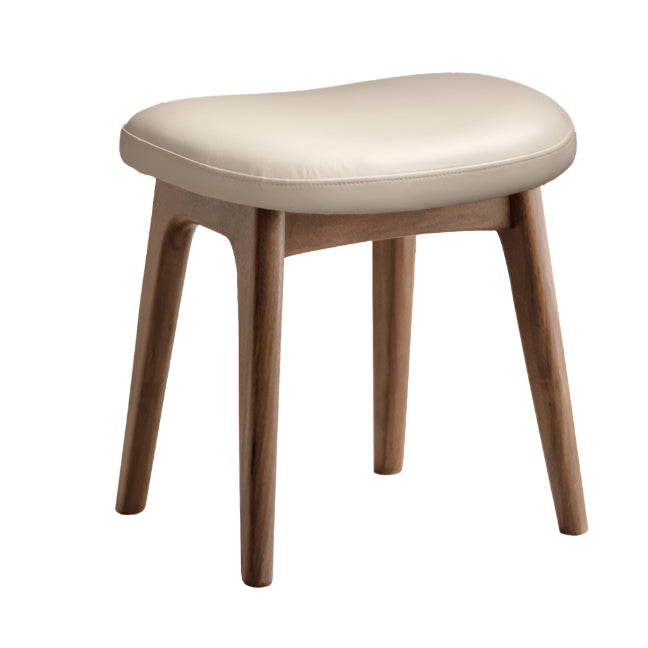 Ash, Black Walnut, Oak, Sandalwood Solid Wood Makeup Stool